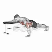 Assisted one arm push ups