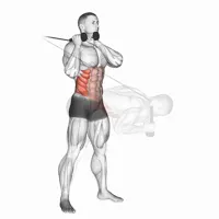 Diagonal Pulley Crunch