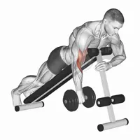Isolated Pronated Spider Curl with Dumbbell