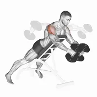 Neutral Decline Lateral Raises with Dumbbells