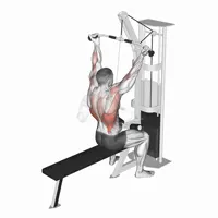 Open Supination Lat Pulldown on High Pulley