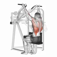Supination Pulldown on Machine
