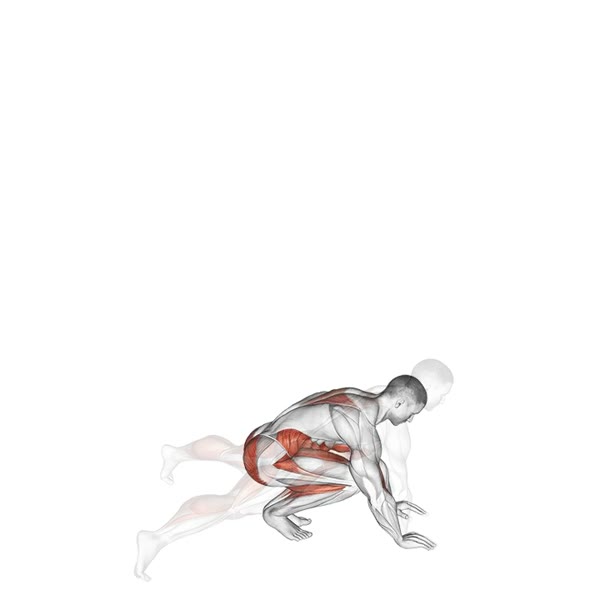 Burpee Jack — ejercicio de Cardio, nivel Avanzado
