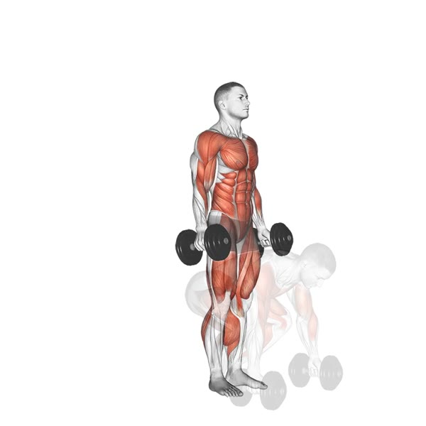 Burpee with Dumbbells — ejercicio de Cardio, nivel Intermedio