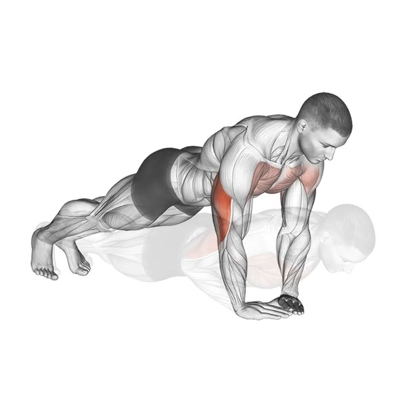 Diamond Push-ups — ejercicio de Tríceps, nivel Avanzado