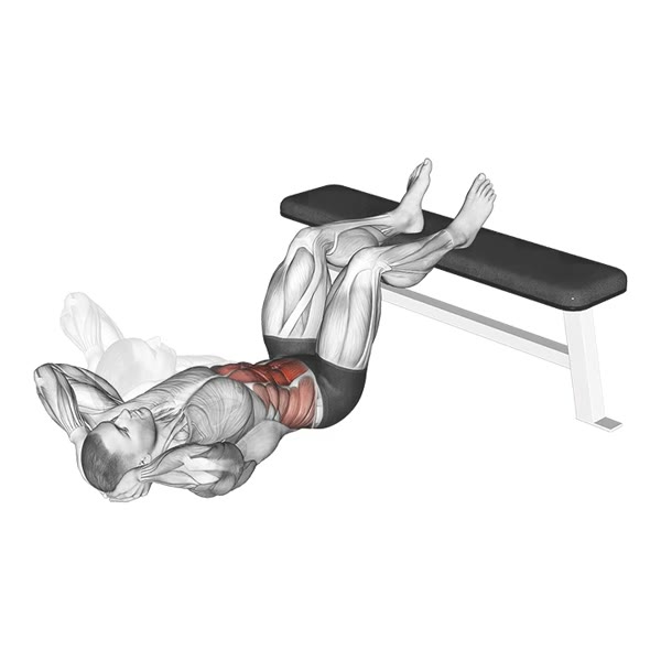 High Concentrated Superior Crunch — ejercicio de Abdomen, nivel Intermedio