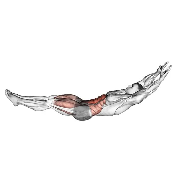 Hollow Hold — ejercicio de Abdomen, nivel Avanzado
