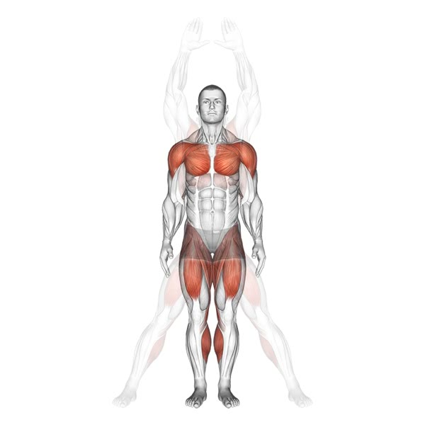 Jumping Jacks — ejercicio de Cardio, nivel Principiante