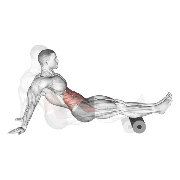 Roll Reverse Crunch — ejercicio de Abdomen, nivel Avanzado