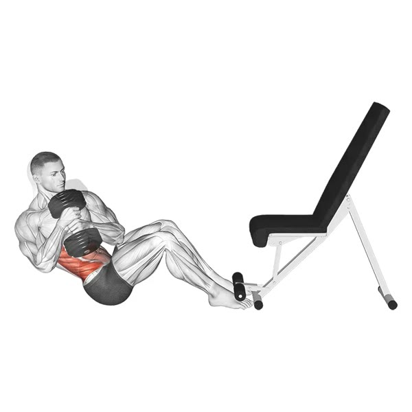 Russian Twist with Dumbbell — ejercicio de Abdomen, nivel Avanzado