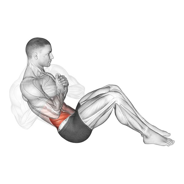 Russian Twist — ejercicio de Abdomen, nivel Avanzado