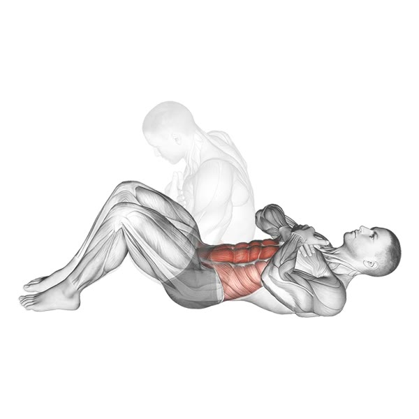 Superior Crunch — ejercicio de Abdomen, nivel Intermedio